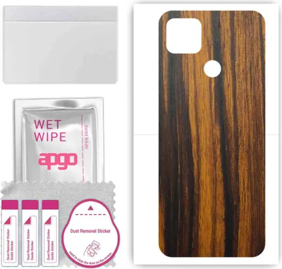 Produktbild von apgo Rückseite Schutzfolie, Skin, kompatibel mit Lenovo K12 Pro, Hinten Displayschutzfolie aus Vinylfolie, kratzfest, einfache Montage - Tigerwood