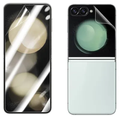 Immagine prodotto di Per Samsung Galaxy Z Flip7 FE / Flip6 5G 2 in 1 pellicola idrogel antideflagrante