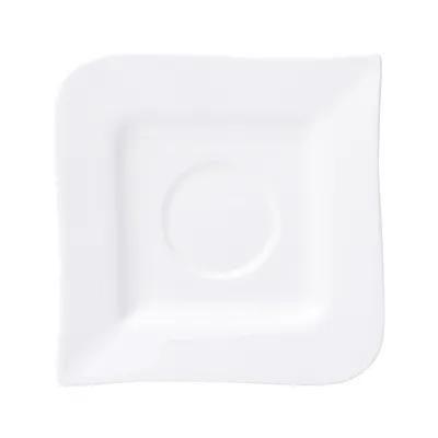 Zdjęcie produktu dla Spodek do espresso 10,8 cm biała porcelana