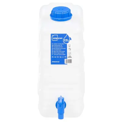 Immagine prodotto di Contenitore Acqua con Rubinetto Trasparente 15 L in Plastica