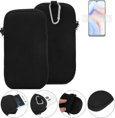 Produktbild von K-S-Trade Neopren-Hülle Handyhülle kompatibel mit Cubot Note 8 Schutzhülle Neoprenhülle Sleeve Schutz-Hülle Gürtel Tasche Case Holster