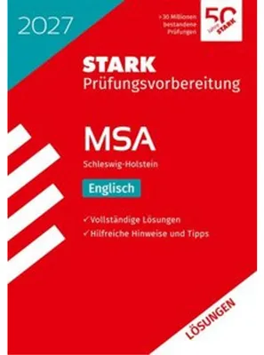 Immagine prodotto di STARK Lösungen zu Englisch - MSA 2027 Schleswig-Holstein - Prüfungsvorbereitung