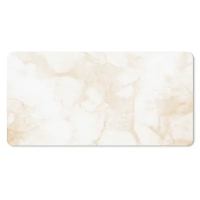 Produktbild von MuchoWow® Mauspad Mousepad Marmor - Weiß - Gold - Luxus 60x30 cm - Mousepads - Maus Mat - Pad - Mausunterlage - Nachhaltig