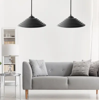 Produktbild von Opviq, 204- 204FLH, Schwarz, Kronleuchter, UFO -Kronleuchter