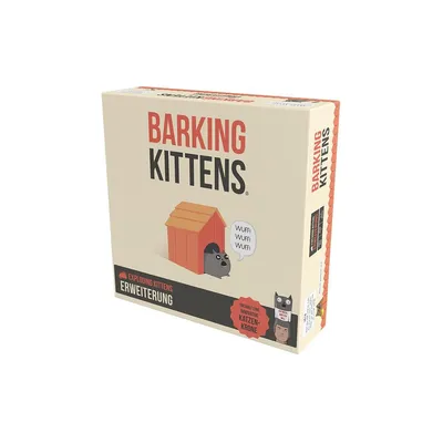 Produktbild von EXKD0017 - Barking Kittens - Exploding Kittens, 2-5 Spieler, ab 7 Jahren (Erweiterung, DE-Ausgabe)
