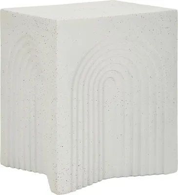 Obrázek produktu pro Arc Odkládací stolek Bílý 58 x 47,5 x 47,5 cm