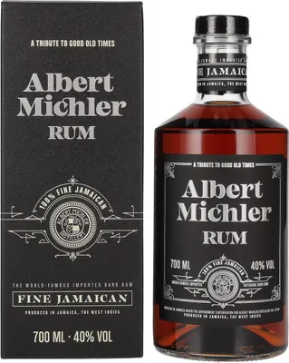 Produktbild von Albert Michler Jamaica Dark Rum 40% Vol. 0,7l in Geschenkbox