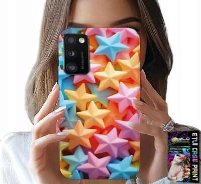 Obrázek produktu pro Pouzdro Pro Samsung Galaxy A41 - Barevné Hvězdy + Fólie