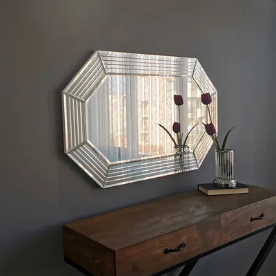 Produktbild von Skye Decor, A310Y- A310YNOS, Silber, Wandspiegel, 60x100x2,2 cm, 100% MDF