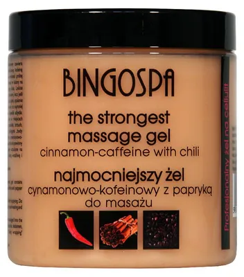 Zdjęcie produktu dla Bingospa Żel Cynamonowo Kofeinowy Papryka 250G