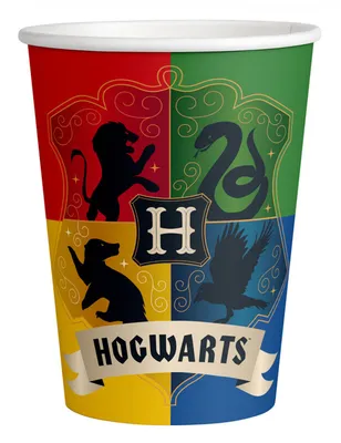 Immagine prodotto di 8 Harry Potter Hogwarts Pappbecher 250 ml