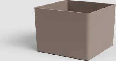 Obrázek produktu pro Artevasi Květináč OSLO, čtvercový, 17 cm, plast, šedá
