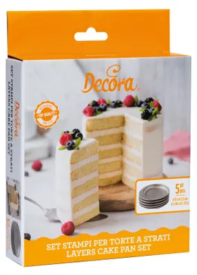 Produktbild von Decora 0070033, Kuchenform, Rund, Metallisch, Metall, 35 mm, 15 cm