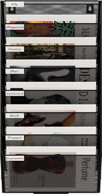Produktbild von Famanu Wandorganizer 8 Fächer A4 - Schwarz