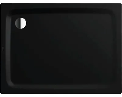 Produktbild von KALDEWEI Duschwanne SUPERPLAN CLASSIC Secure Plus 404-2 100 x 90 x 12 cm schwarz matt Antirutschbeschichtung mit extrafl