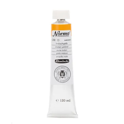 Produktbild von Schmincke 120ml Norma Professional Indischgelb Öl 11 248 012