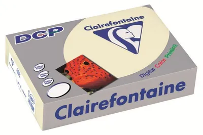 Produktbild von Clairefontaine DCP - Ivory elfenbein digital color printing 120g/m² DIN-A3 250 Blatt