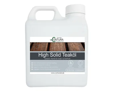 Produktbild von Contura 1Liter. Teaköl Spezial Hartöl für Teak & Hartholz Yachtöl Holzschutz UV Schutz
