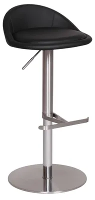 Produktbild von Barhocker >WL1.281< in Schwarz - 43x90x43cm (BxHxT)