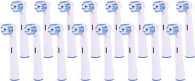 Produktbild von KOMA NK11 - Satz mit 16 Ersatzköpfen, kompatibel mit Braun Oral-B Sensi Ultrathin EB60A