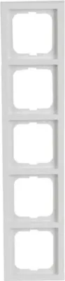 Image de Cadre Busch-Jaeger, quintuple, Future Linear, blanc studio, 1 pièce.