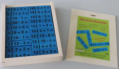 Obrázok produktu pre Ebert Lernspiel, Vzdelávacie hry:Aritmetické domino do 20
