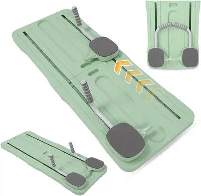 Zdjęcie produktu dla Deska do ćwiczeń - Trener mięśni brzucha - Trening core - Antypoślizgowe uchwyty - 54 x 42 x 12 cm - Zielona