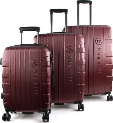 Produktbild von bugatti Galatea Hard-Top Case Trolley 3er Set Red rot 77cm