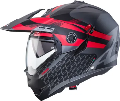 Immagine prodotto di Casco Caberg Tourmax X Sarabe, grigio/nero/rosso, XS (53/54)