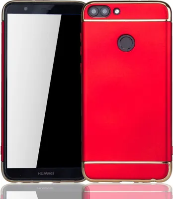 Produktbild von Huawei Honor 7s Handy Hülle Schutz Case Bumper Hard Cover Rot