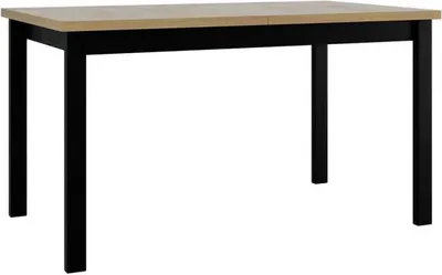 Obrázek produktu pro Rozkládací jídelní stůl 140x80 cm ELISEK 2 - dub sonoma / černý