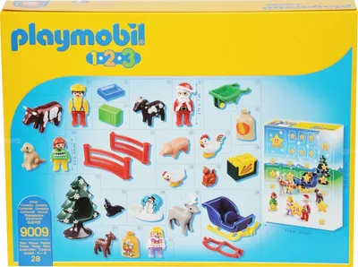 Produktbild von PLAYMOBIL 9009 1.2.3 Adventskalender - Weihnacht auf dem Bauerhof