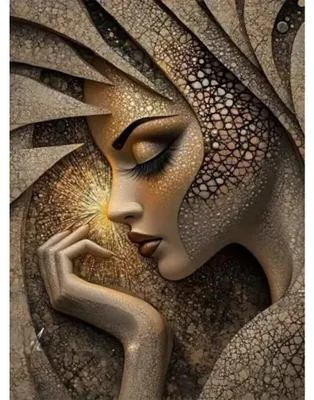 Immagine prodotto di NORIMPEX, ritratto di una donna con diamanti, piccolo, 30 x 40 cm