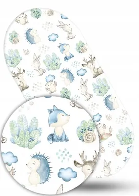 Produktbild von Babymam Spannbettlaken Kinderwagen Wiege 38x80 cm Baumwolle