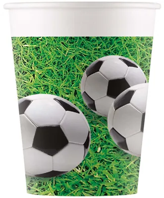 Produktbild von Trinkbecher Fußball 8 Stück