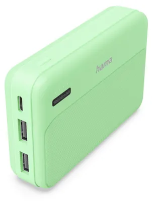 Obrázok produktu pre Powerbanka „Pocket 10“, 10 000 mAh, výstupy: 2 x USB-A, zelená