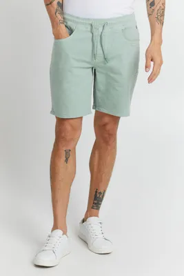 Produktbild von Blend 20715203 Denim Shorts Herren Jeans Shorts Kurze Denim Hose mit Stretch und Kordeln Blizzard Regular Fit