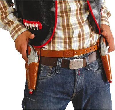 Produktbild von Guirca Doppelholster Mit 2 Pistolen One Size