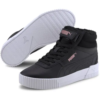 Produktbild von PUMA Carina Mid Sneaker Kinder puma black/rose gold/puma white 35.5