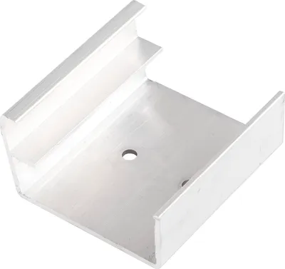 Image de Hawa Combino 65 H IS Pièce de clipsage de façade (ferrure de porte coulissante), pour façade en bois
