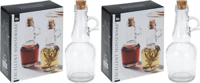 Produktbild von 2 x  Öl/Essig Set aus Glas 7x18 cm