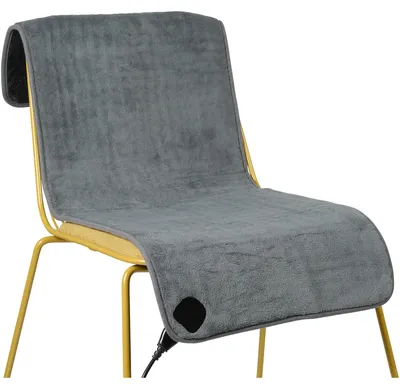 Image de Coussin de siège chauffant, polaire 110 x 40 cm, 100 W