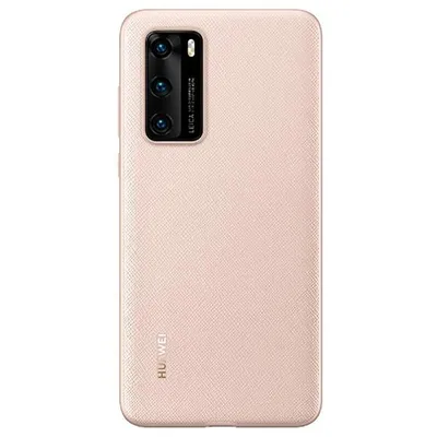 Produktbild von Huawei PolyurethanCase, Cover, Huawei, P40, 15,5 cm (6.1"), Pink