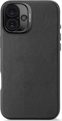 Produktbild von Decoded Leather Backcover iPhone 16 Plus Black