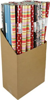 Image de Papier cadeau 300 cm assorti | 60 pièces