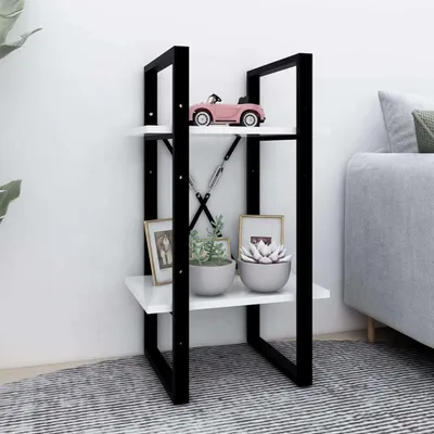Produktbild von "2026 Promotion" Bücherregal - Standregal - Aktenregal - 2 Fächer - Weiß 40x30x70 cm - Holzwerkstoff - Wohnzimmerschrank CC27179
