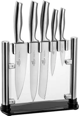 Image de Bloc de 5 couteaux inox - Lion Sabatier - 669582 -