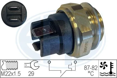 Immagine prodotto di Interruttore termico per elettroventilatore su radiatore senza cavo 4338581