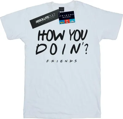 Produktbild von Friends - "How You Doin?" T-Shirt für Damen BI48072 (M) (Weiß)