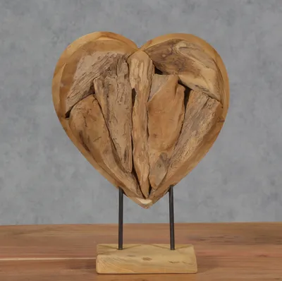 Produktbild von Herz Skulptur Malina